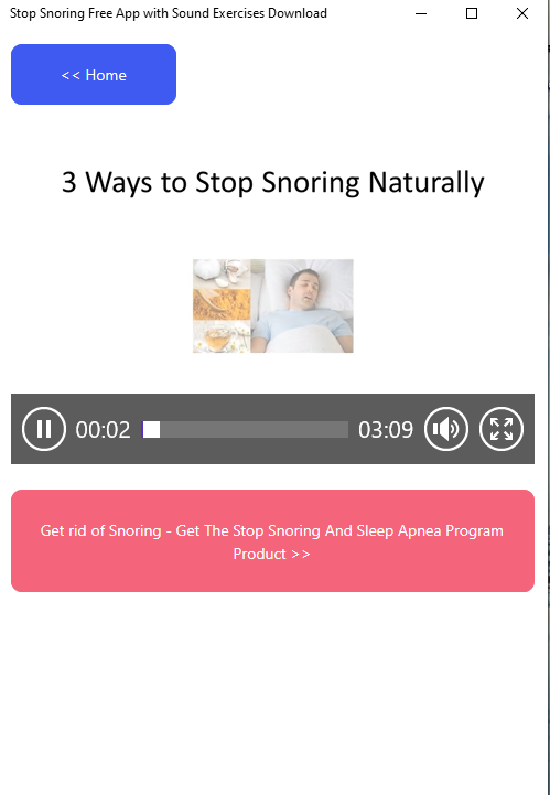 Stop Snoring Free App with Sound Exercises Download