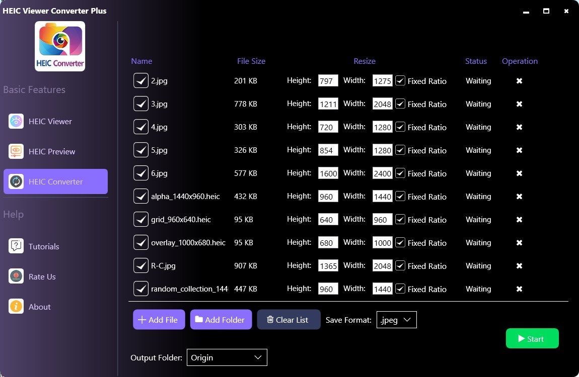 Batch converter