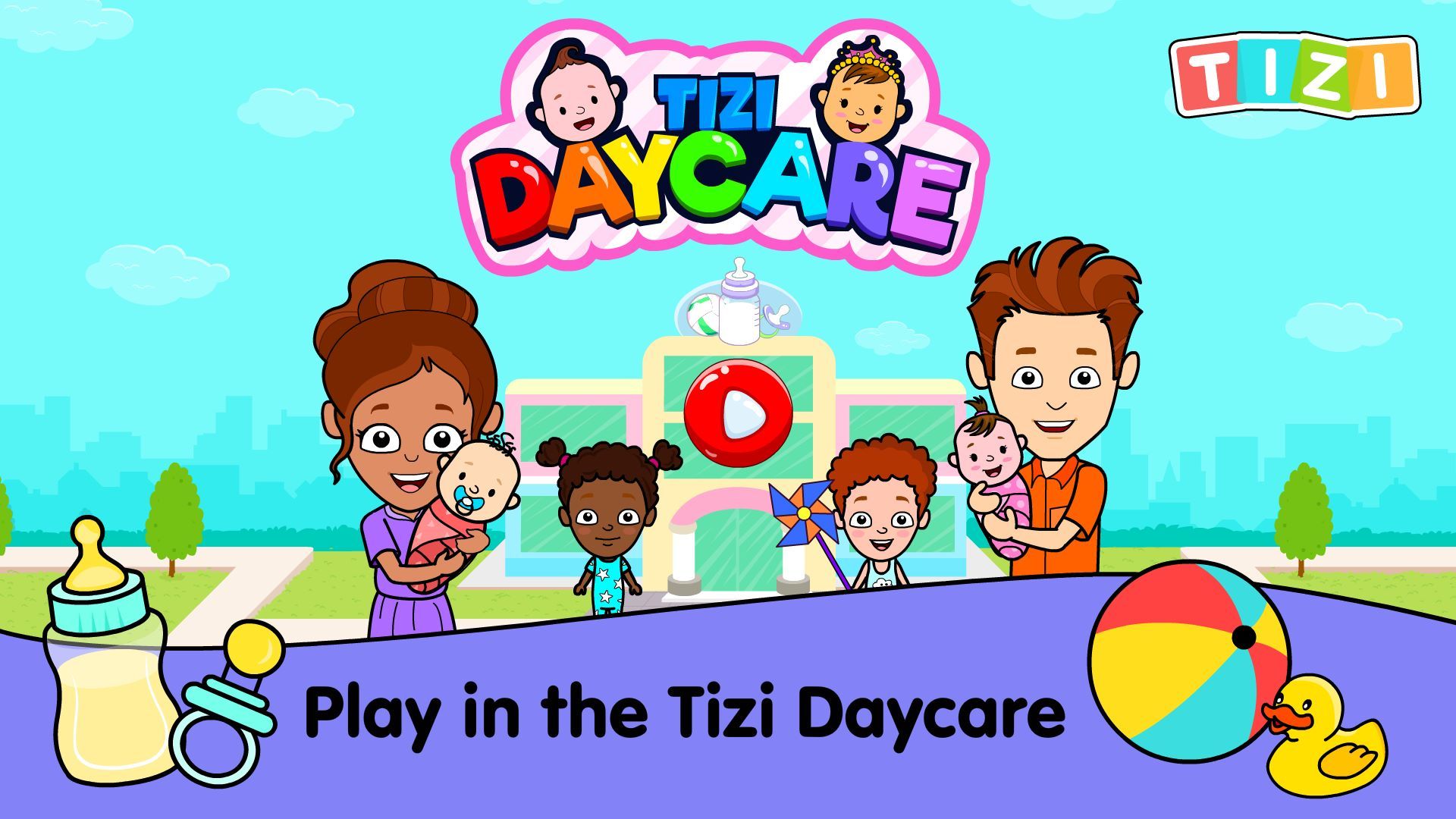 Tizi Town - My Newborn Baby Daycare Games for Kids - Free games for family