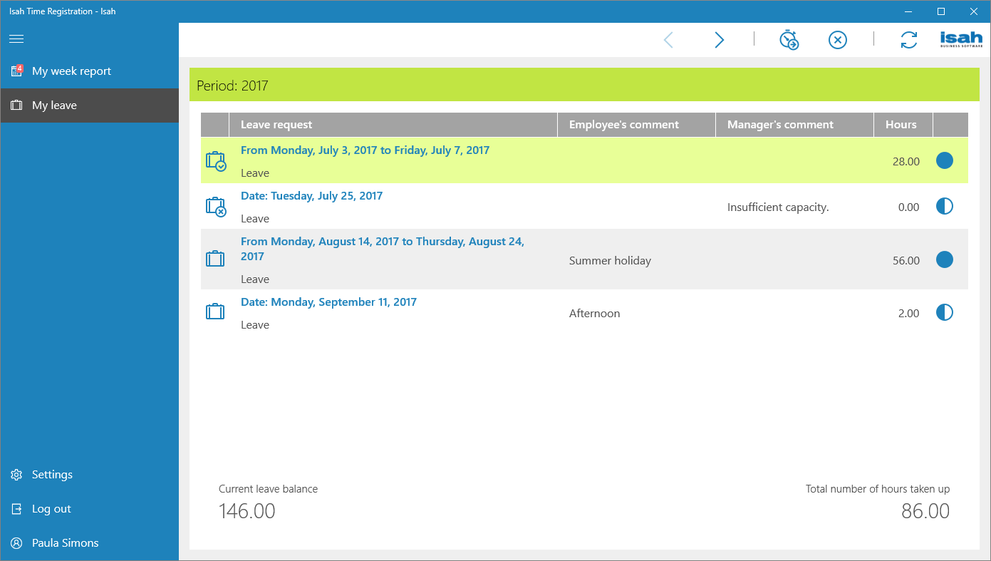 Isah Time Registration 5.6