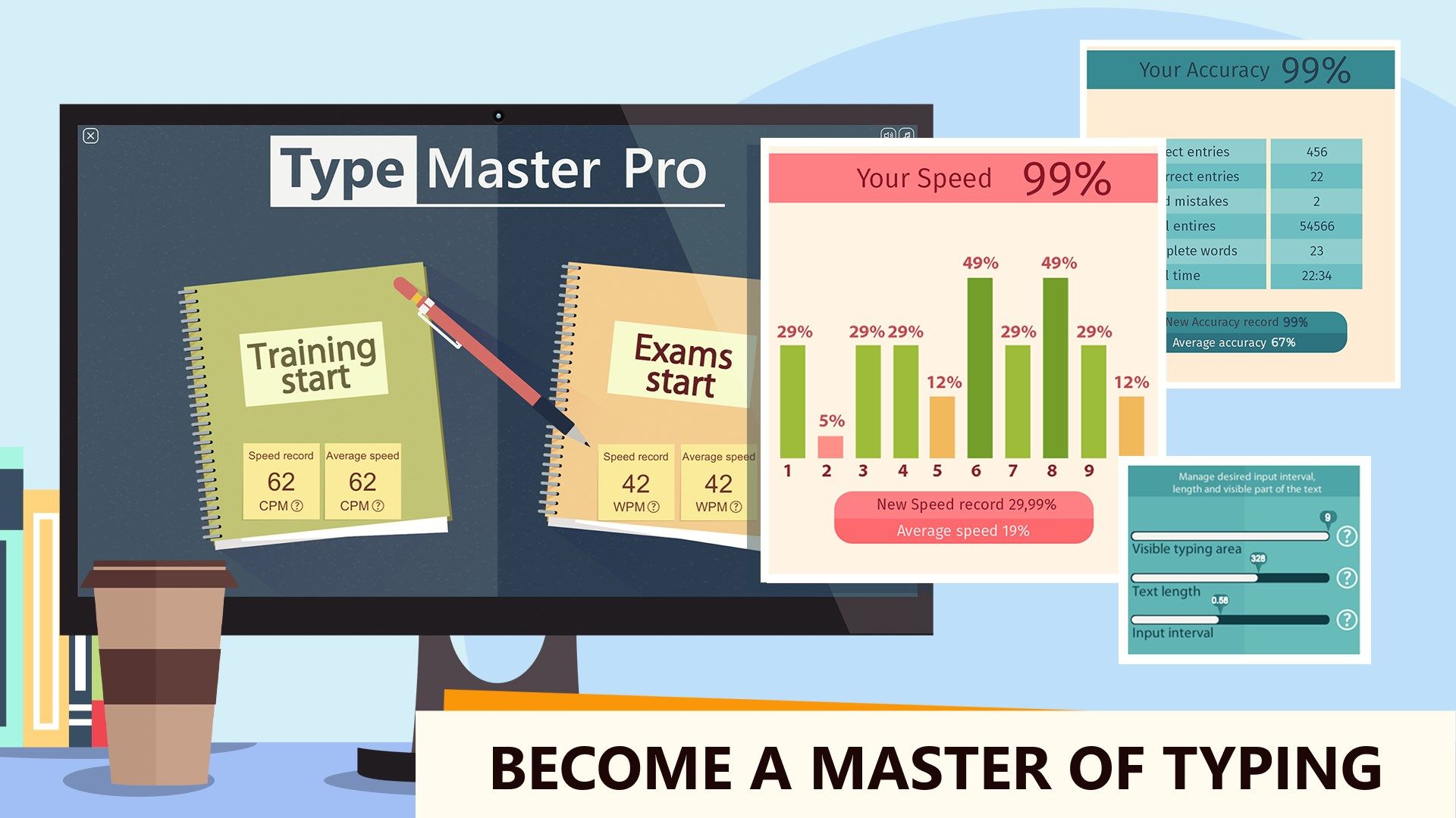 Type Master Pro - Fast Typing Lesson