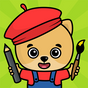 Baby coloring games for kids