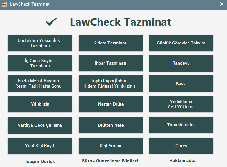 LawCheck-Tazminat-Demo
