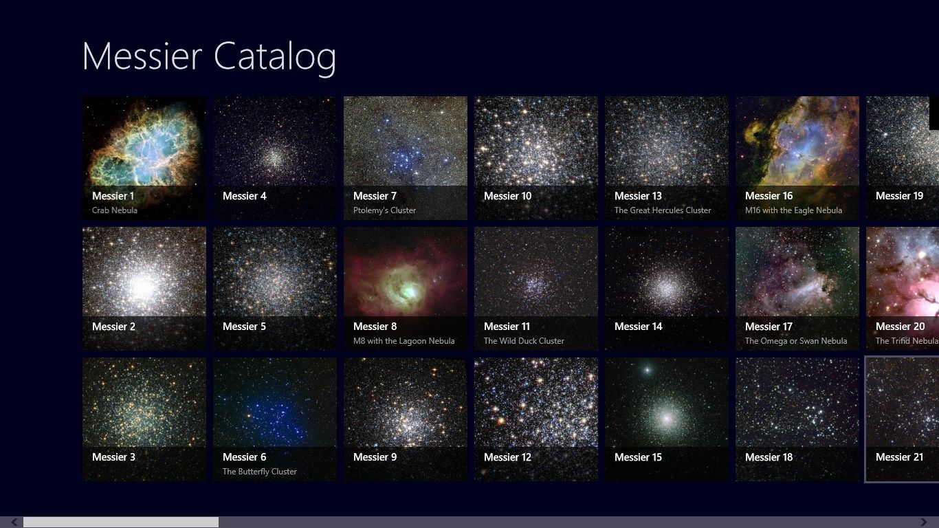 Complete Messier List
