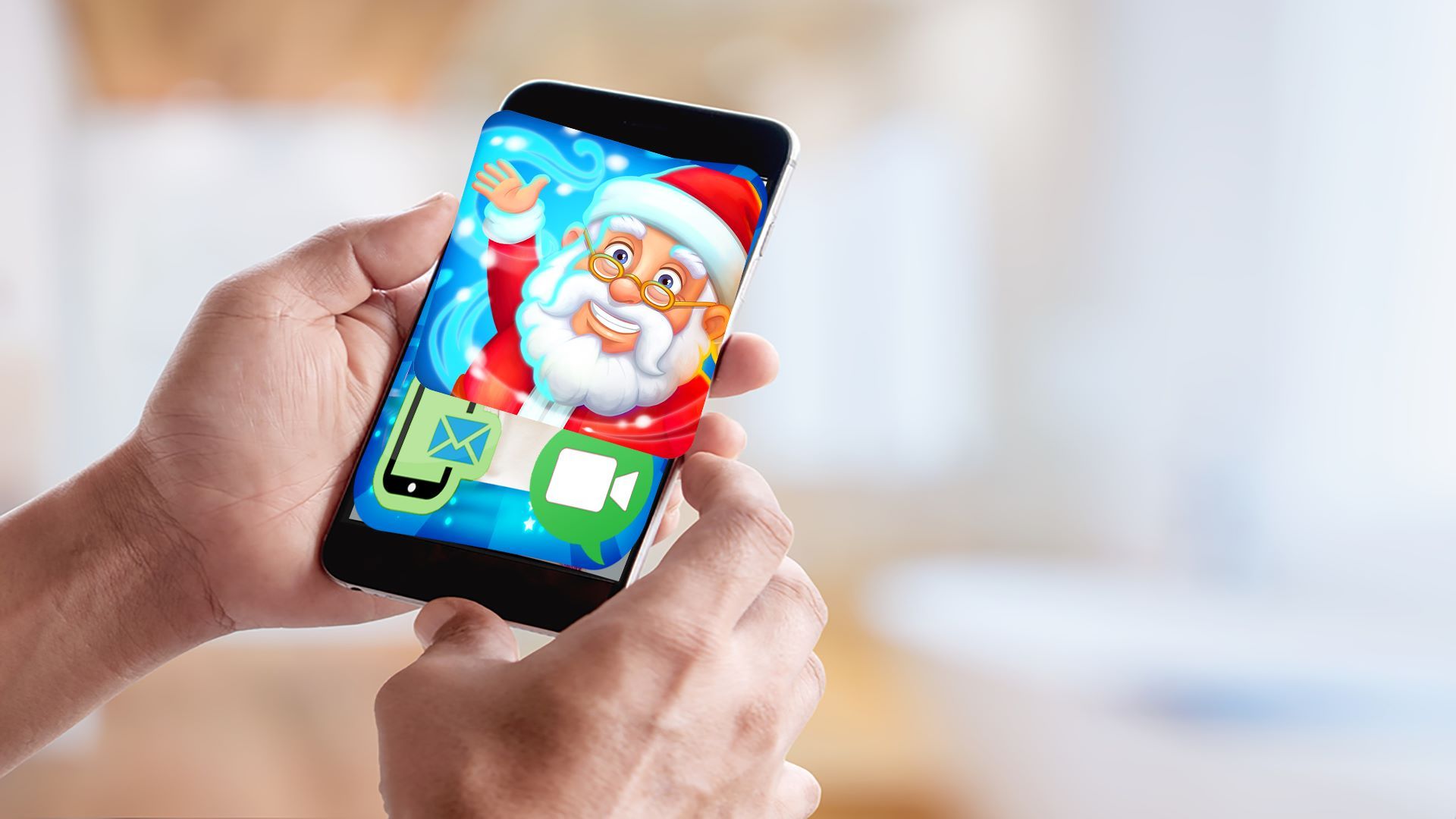 A Video Call From Santa Claus - Free Text Message :fake chat free games