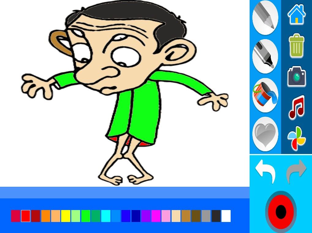 Mr Bean Funny Coloring Comedy