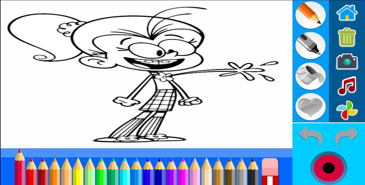 loude coloring adventures game