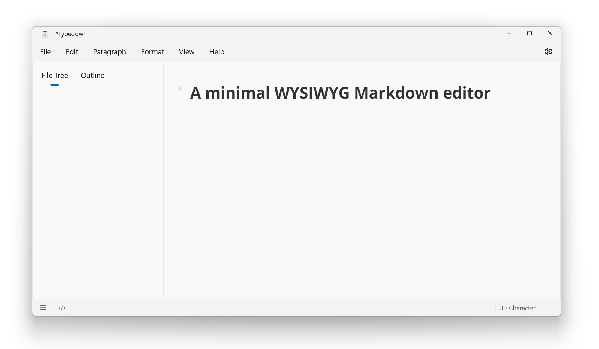 Typedown - A WYSIWYG Markdown Editor