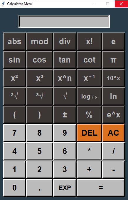 Meta Calculator