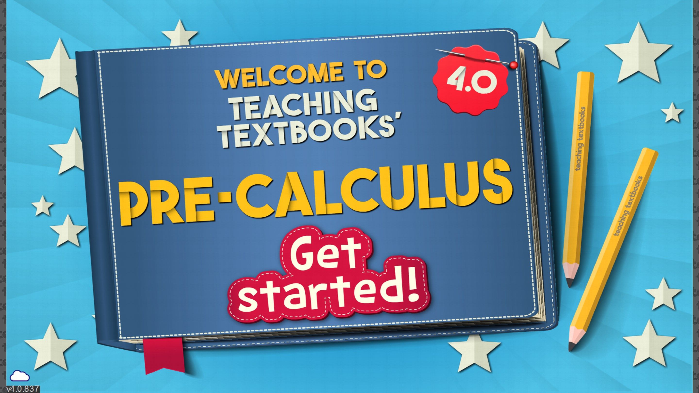 When the app launches, all you have to do to get started is log in with your Teaching Textbooks parent account, and it will connect to your Pre-Calculus enrollment.