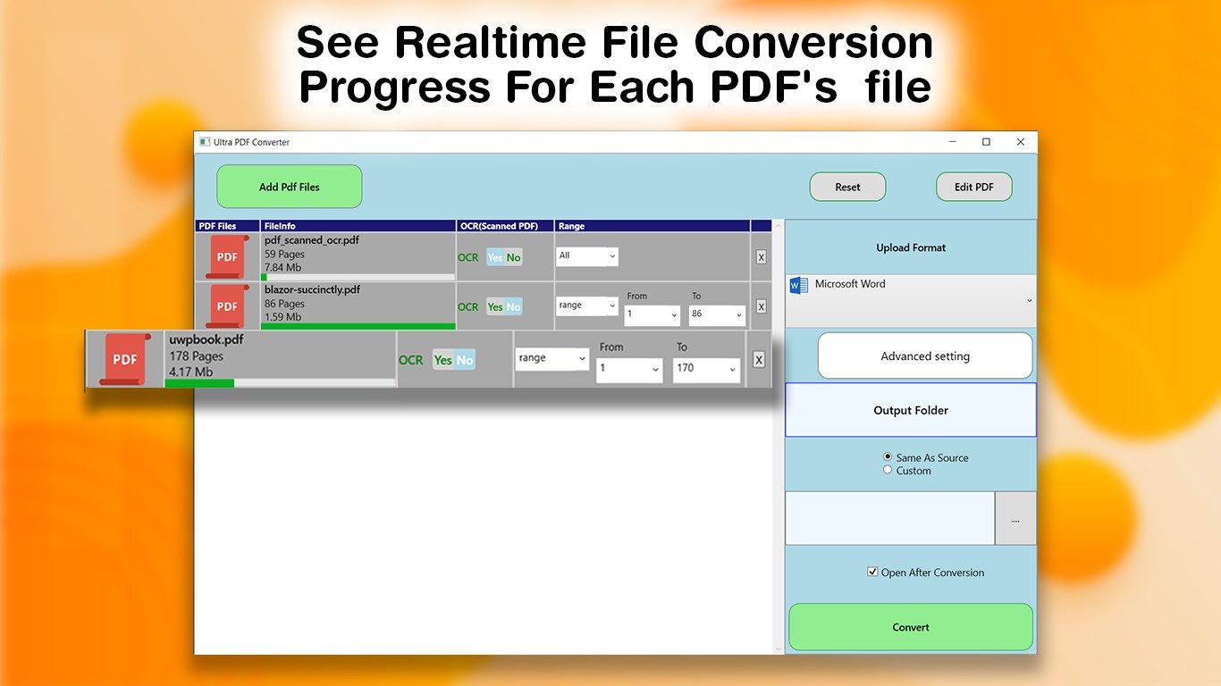 PDF Converter Pro : PDF To DOCX