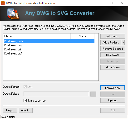 DWG to SVG Converter Full Version