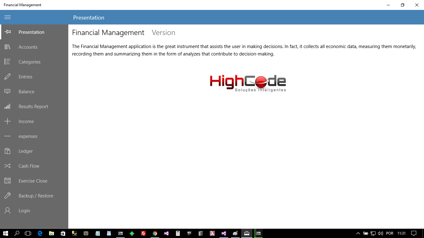 HighCode - Gestão Financeira