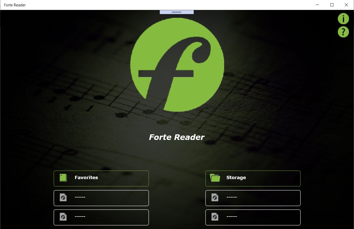 Forte Reader