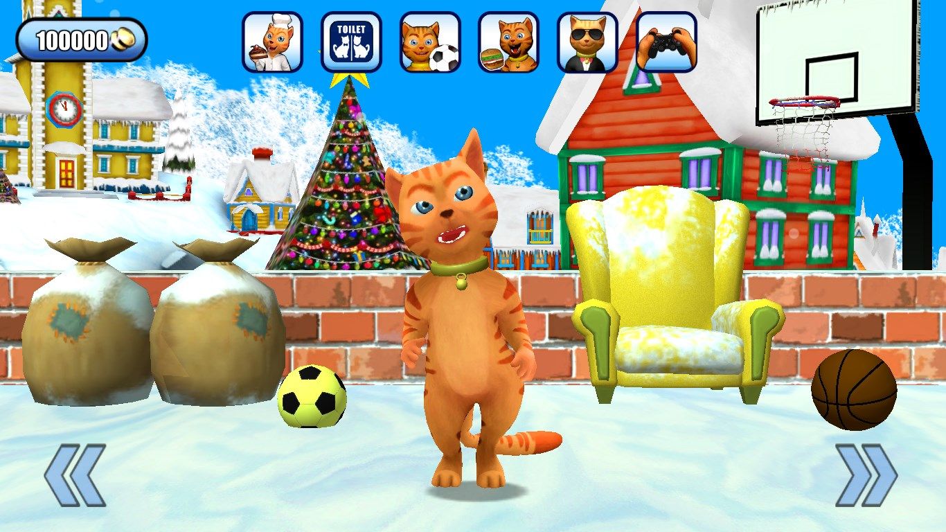 Talking Cat Leo Frozen Ice Fun