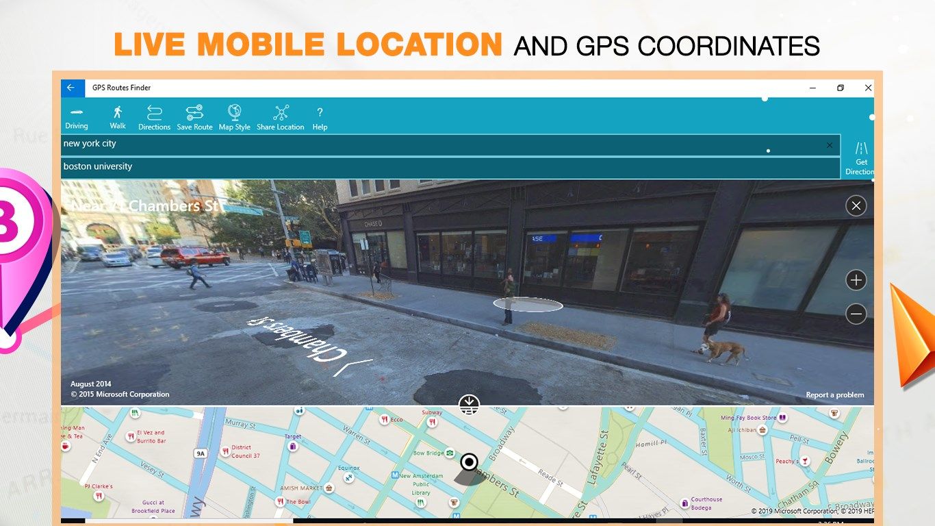 Live Mobile Location and GPS Coordinates