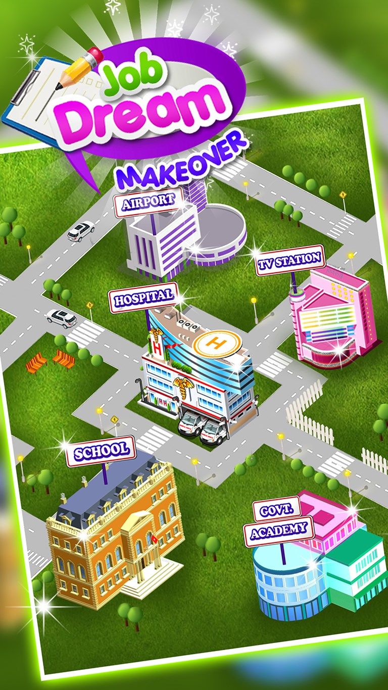 Dream Job Makeover Salon - Kids Game