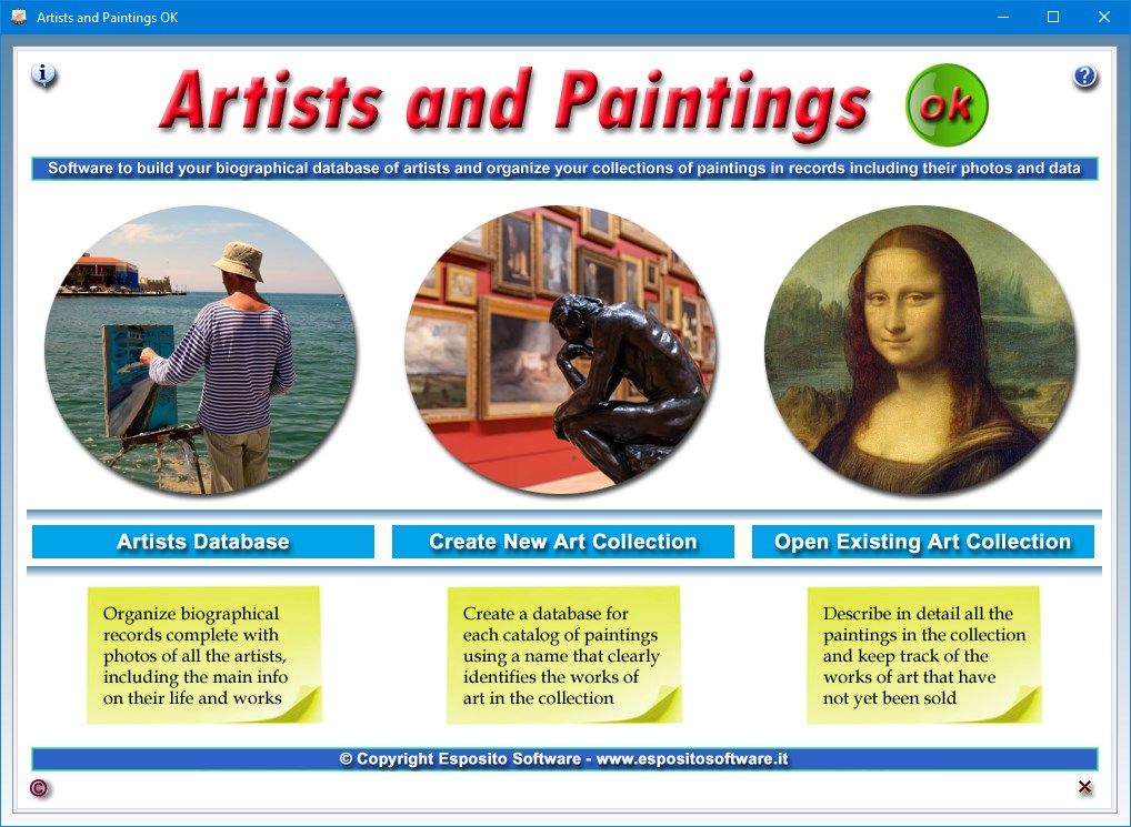Artists and Paintings OK