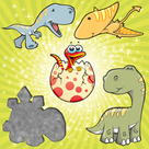 Dinosaurs Puzzles for Toddlers and Kids
