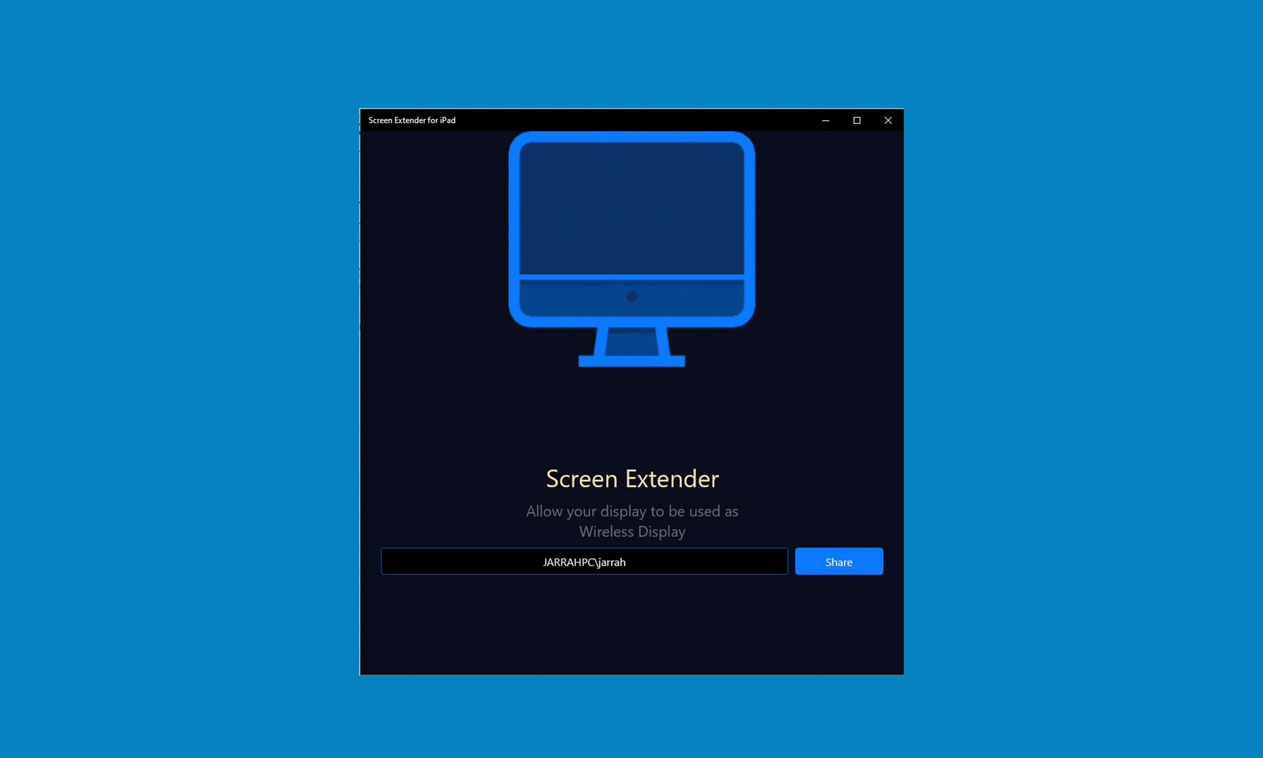 Screen Extender to iPad