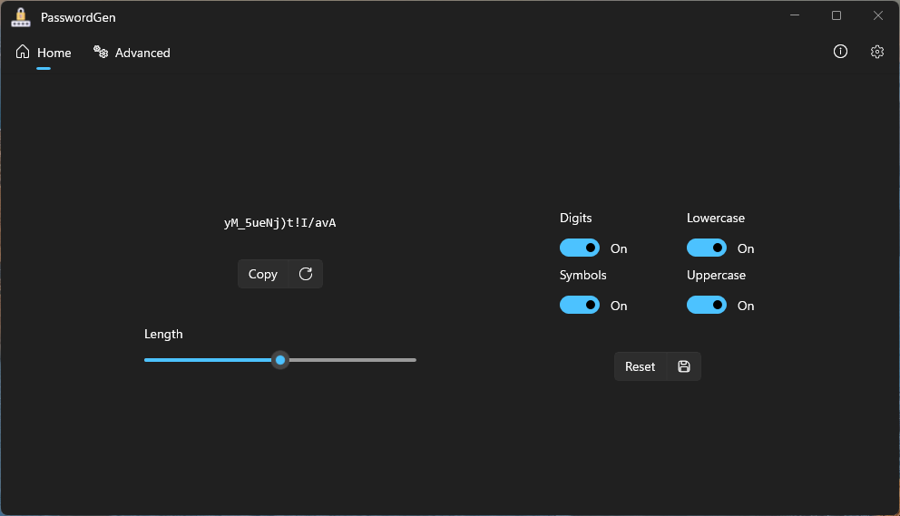 Dark theme without transparency effects
