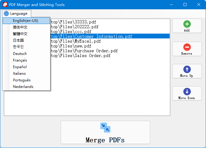 PDF Merger And Stitching Tools-Combine PDFs