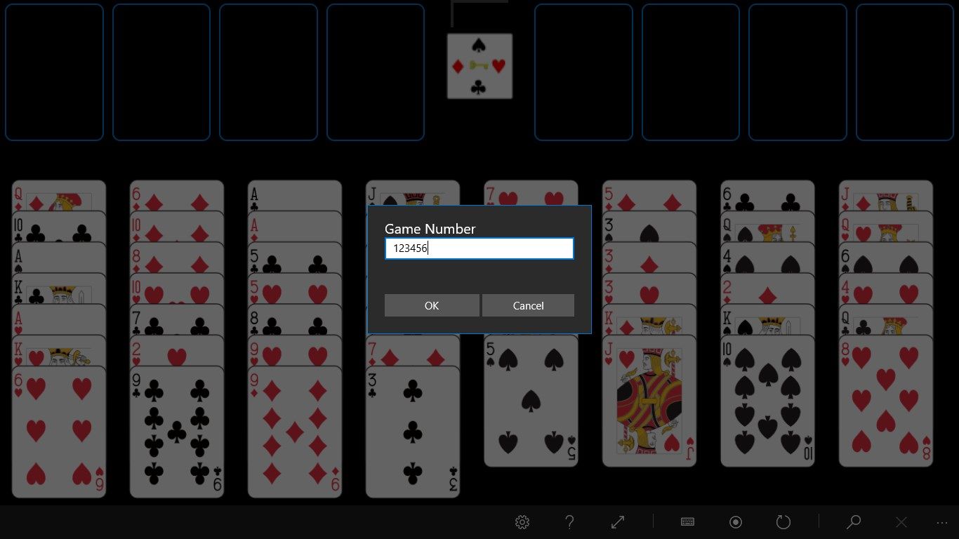Easily initialize your card layout to match any FreeCell game.  Just enter the game number and the card layout will match that exact game.