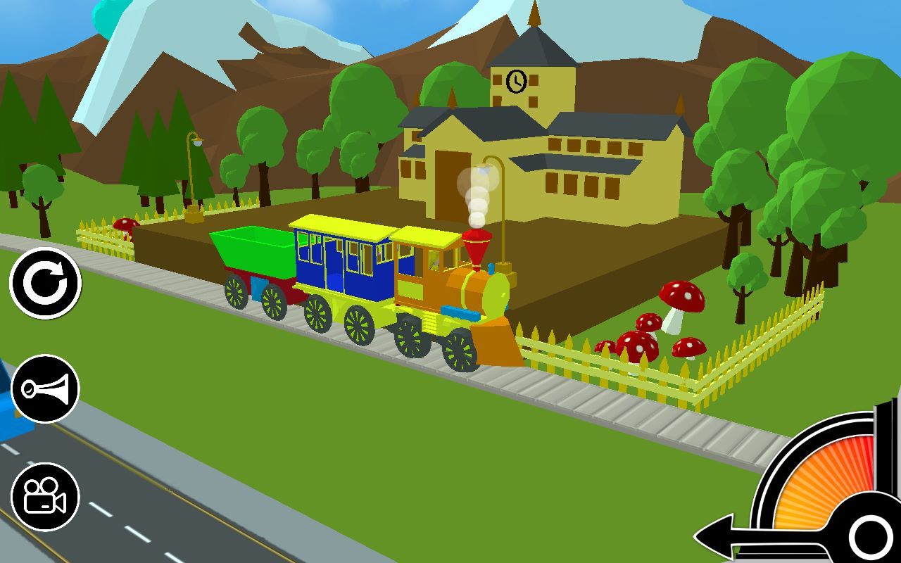 3D Toy Train - Free Kids Train Game