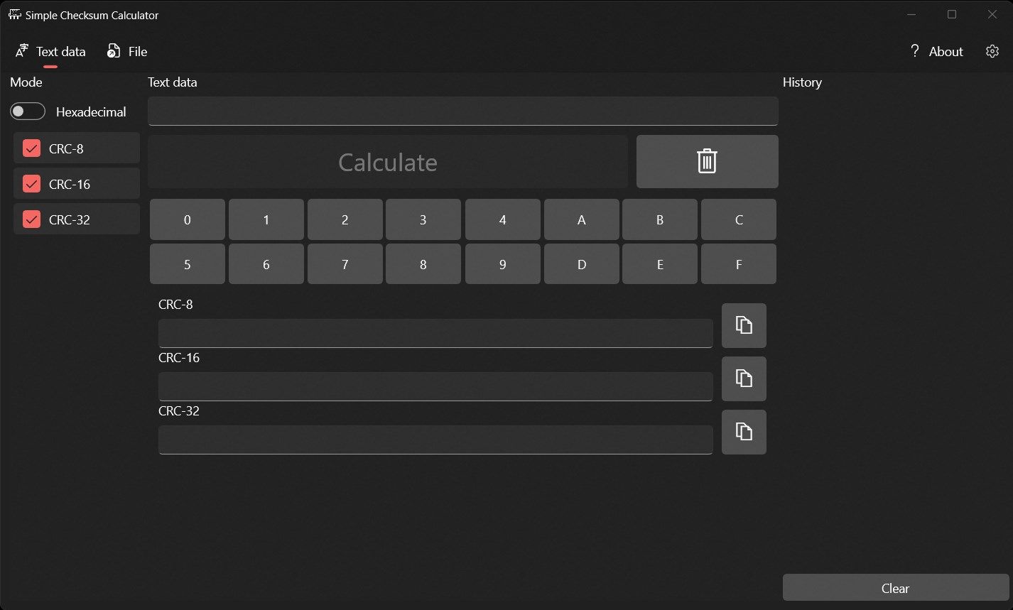 Simple Checksum Calculator