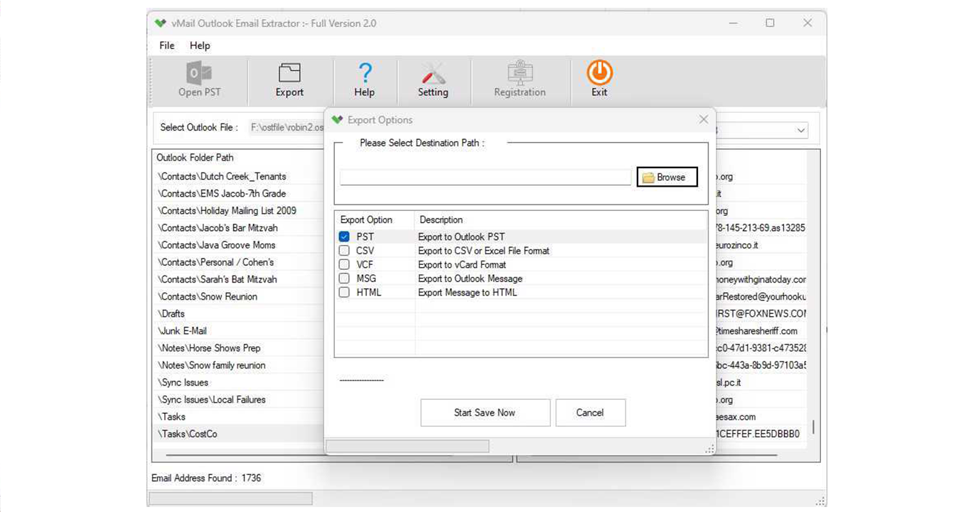 Outlook Email Extractor Tool - STEP 5