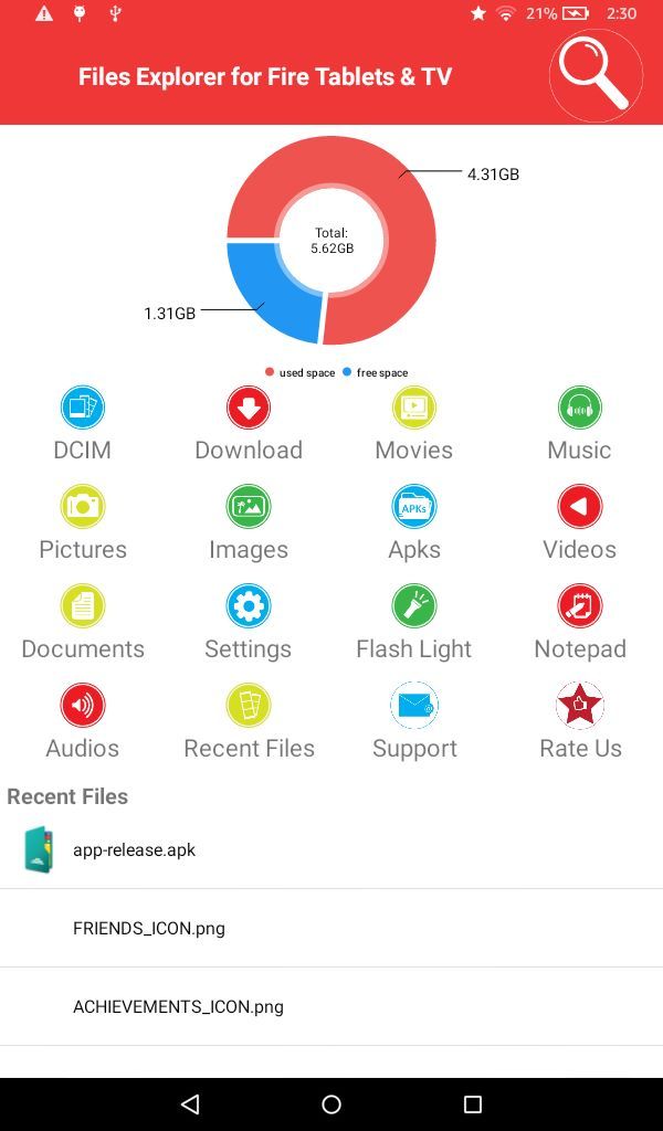 Files Explorer for Fire Tablets & TV ( Files Manager App)