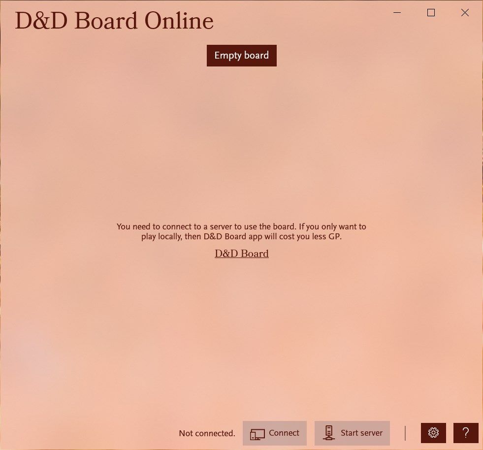 D&D Board Online