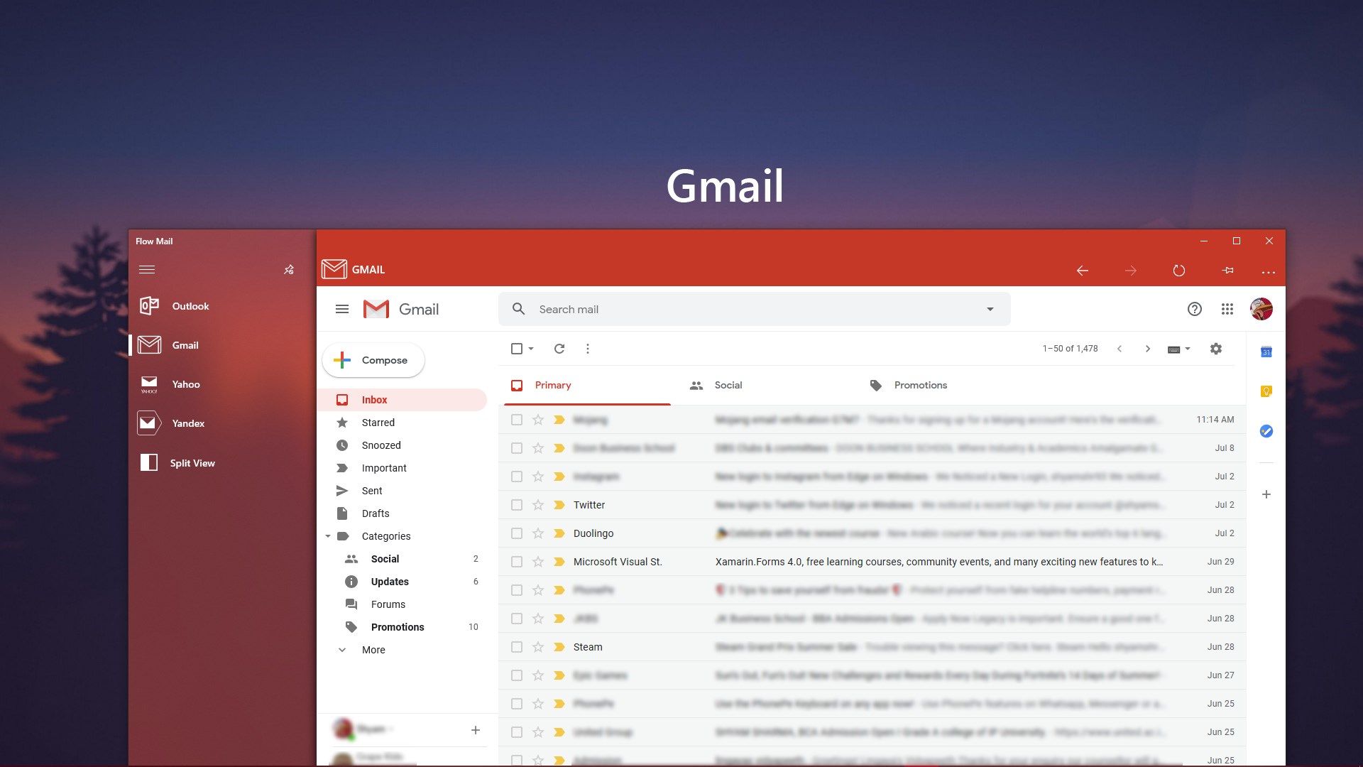 Flow Mail - Manage Email Accounts