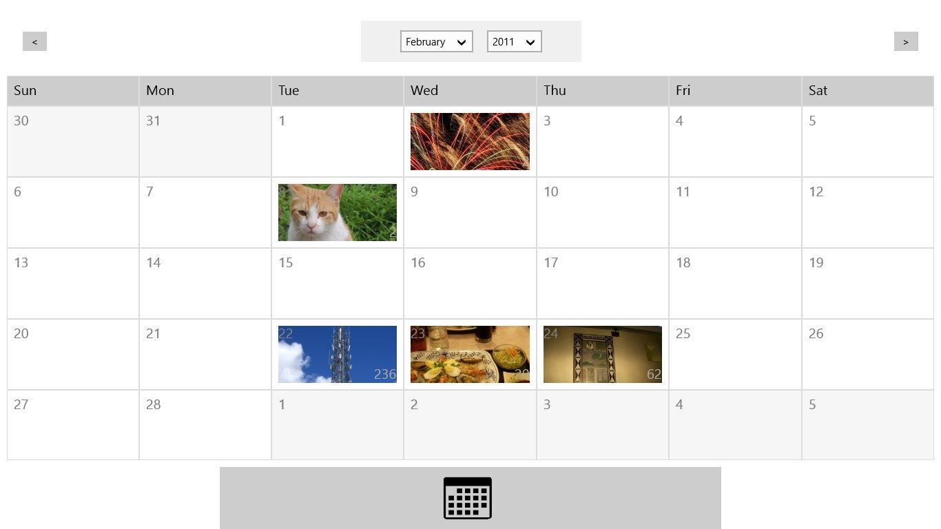 Calendar view (Day)