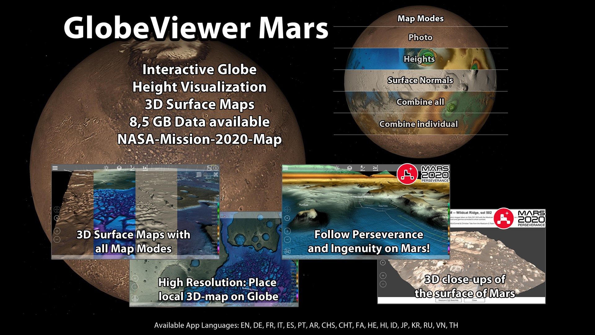 GlobeViewer Mars PRO