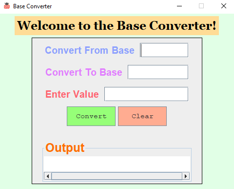 The Base Converter