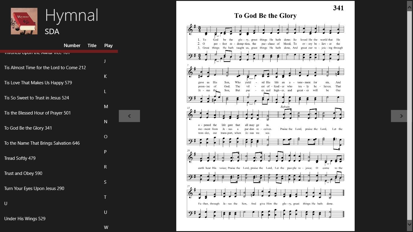 Professionally typeset full music scores. Alphabetical listing of song titles and first lines.