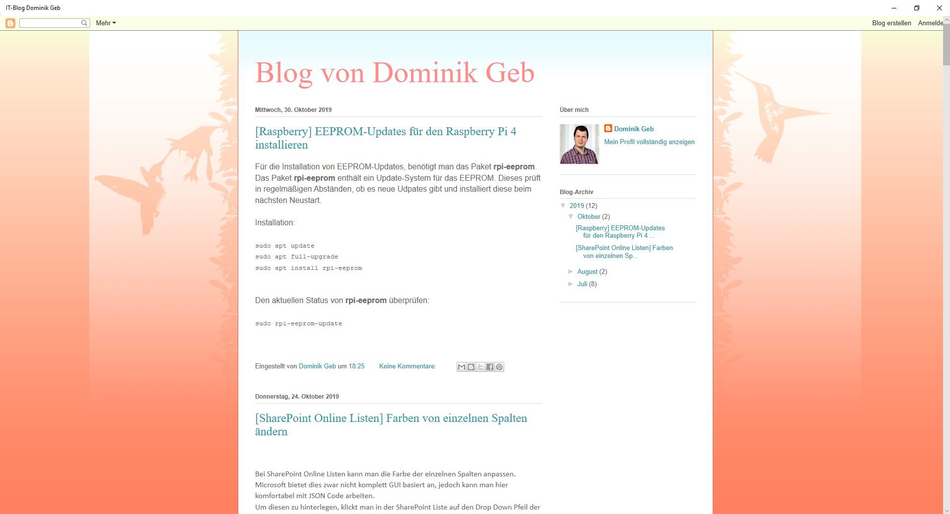 IT-Blog Dominik Geb