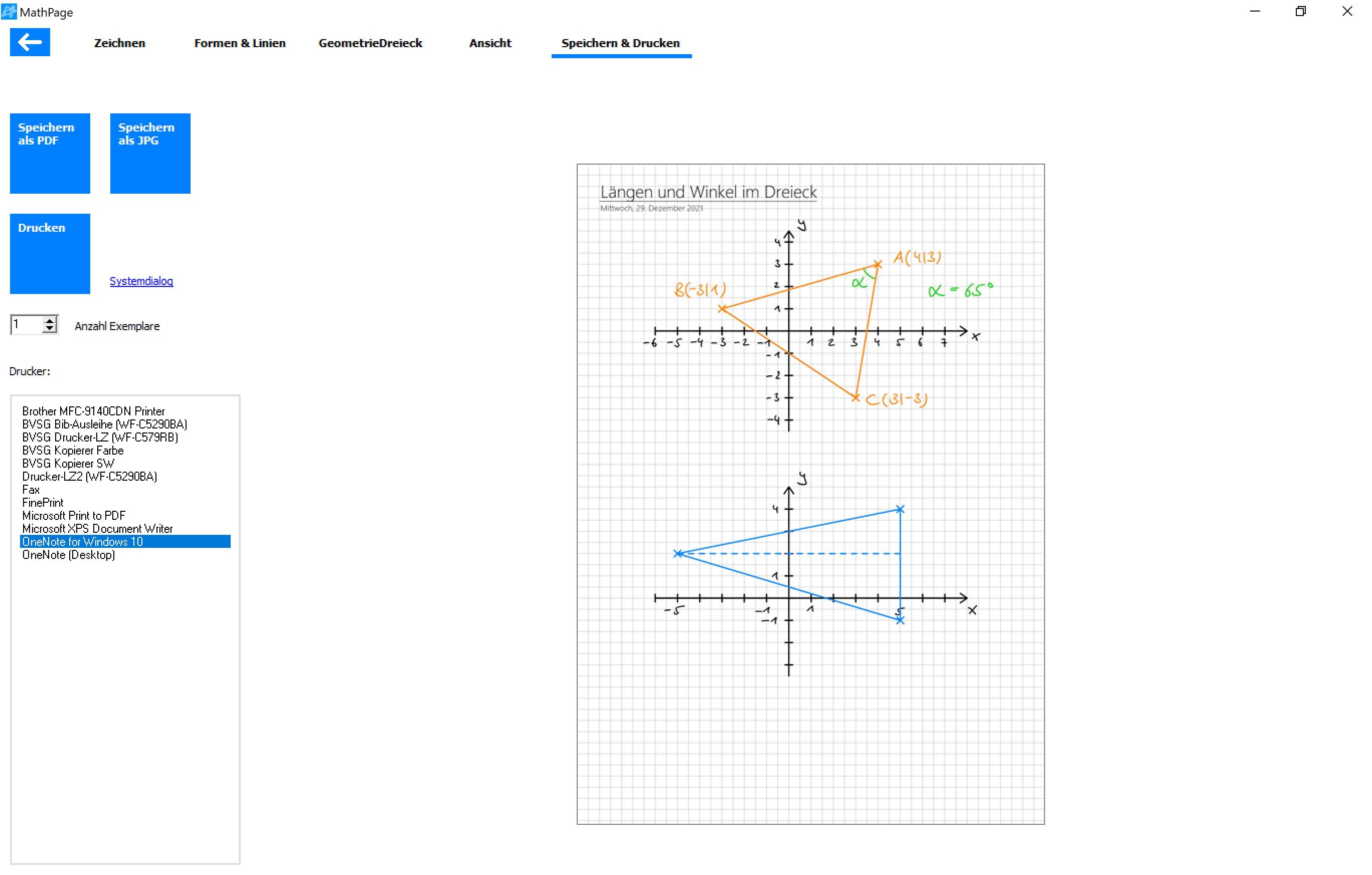 MathPage Geometrie-Dreieck