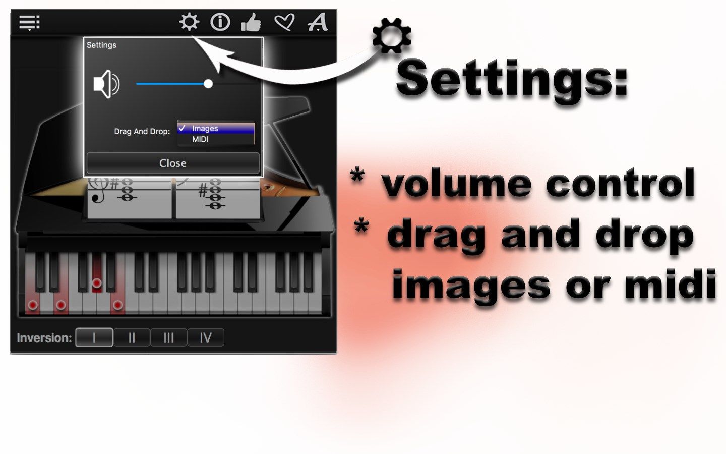 Piano Chords Compass