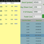 Stock Market Day Trader Calculator