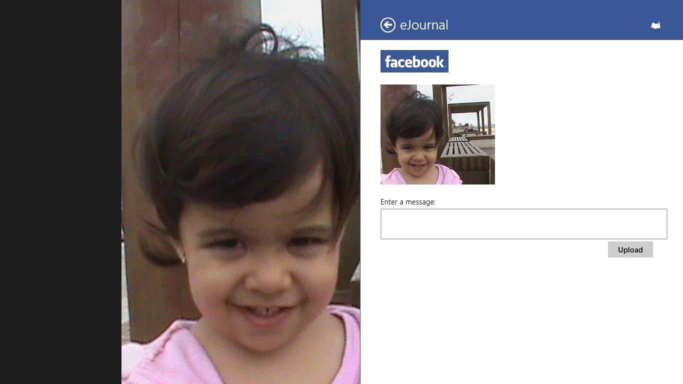 Upload pictures to facebook album even from other apps using share target