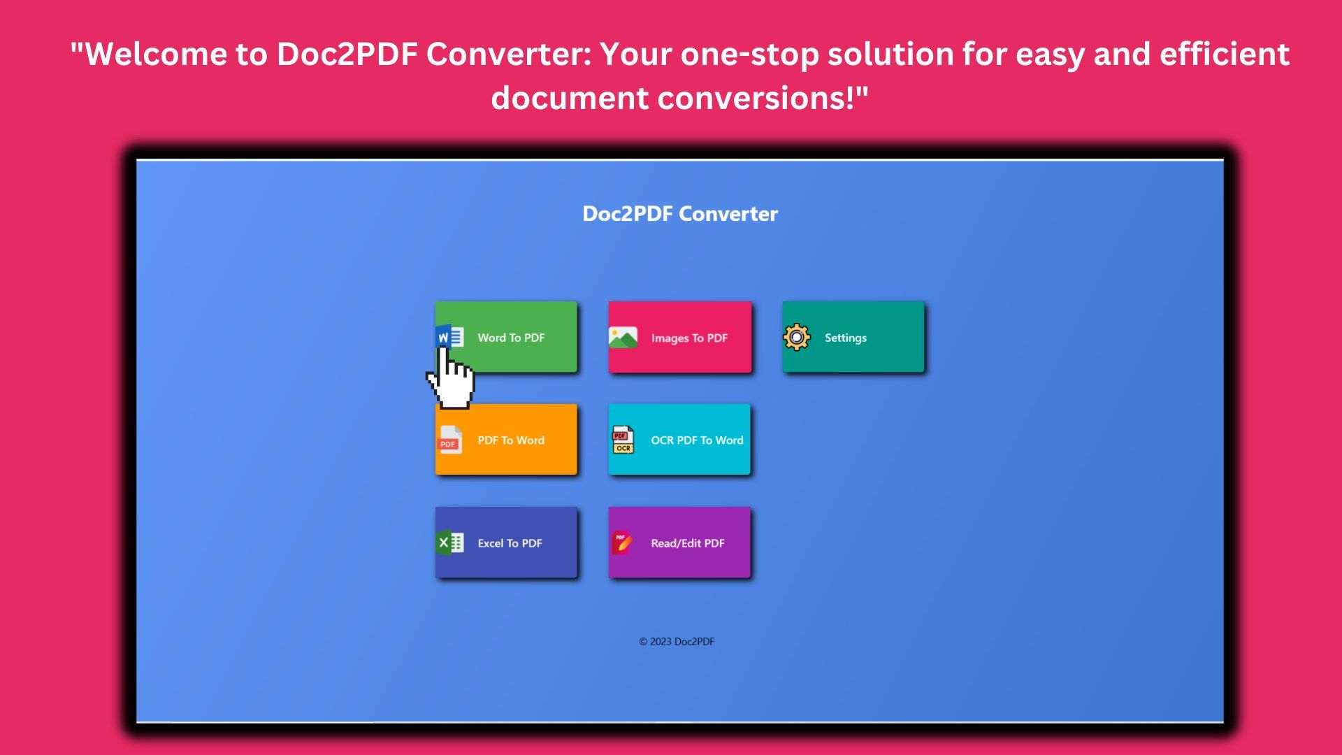 Pro DOCX To PDF Converter