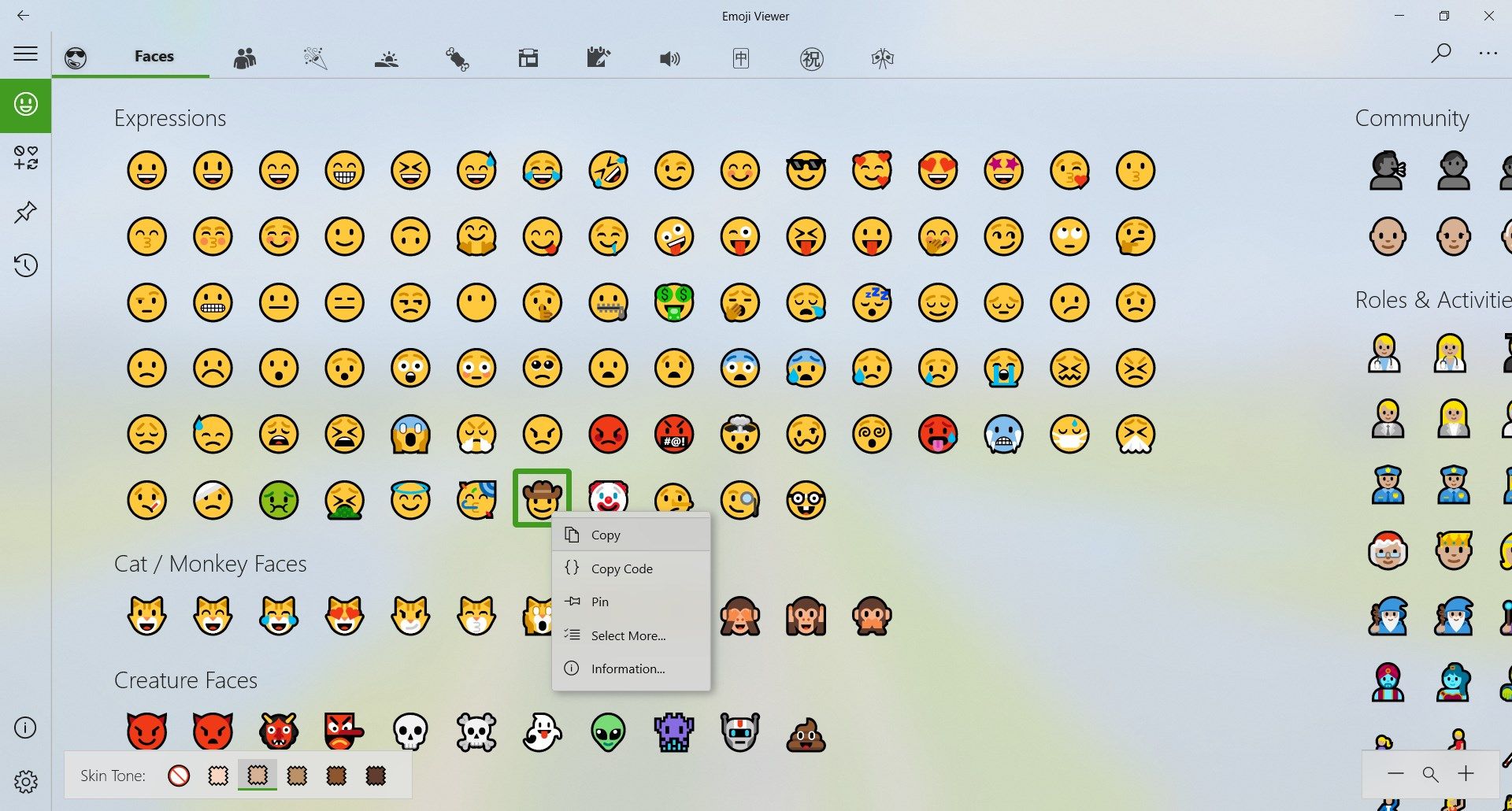 Copy Emoji / Symbols to Clipboard, or View its Details