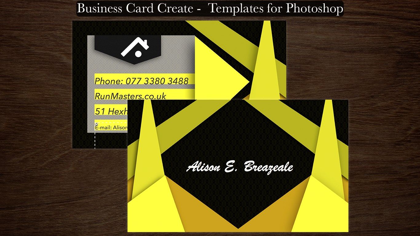 Business Card Create - Templates for Photoshop