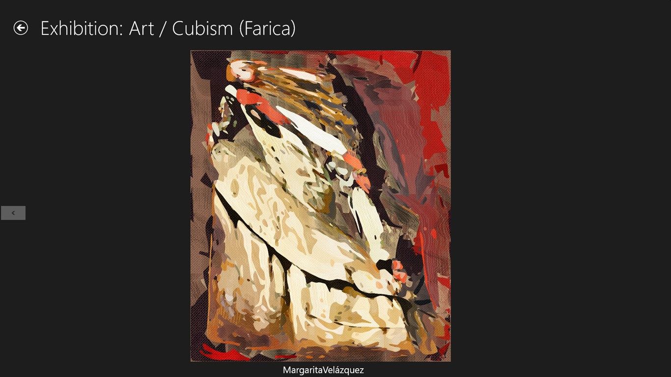 The painting by cubist Farica. It is important to think about what the motif of the painting will be.