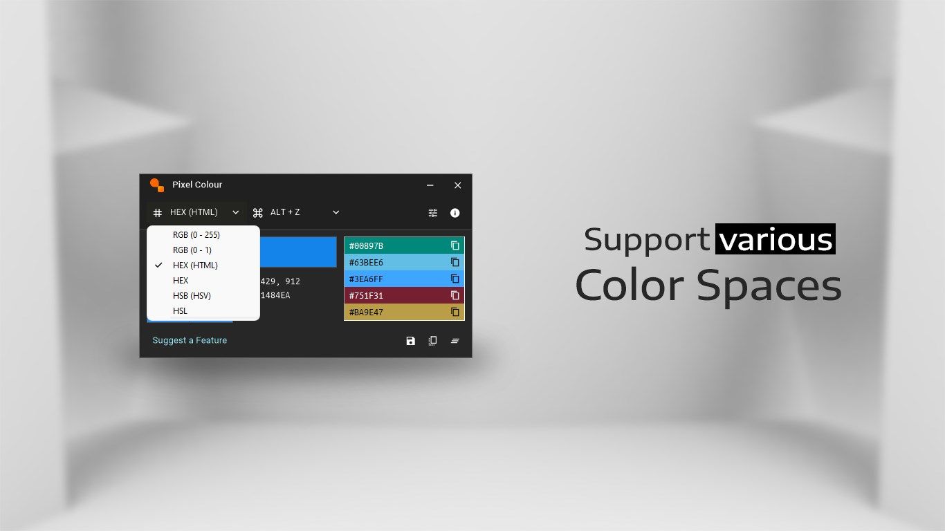 Color Picker on Screen - Pixel Colour