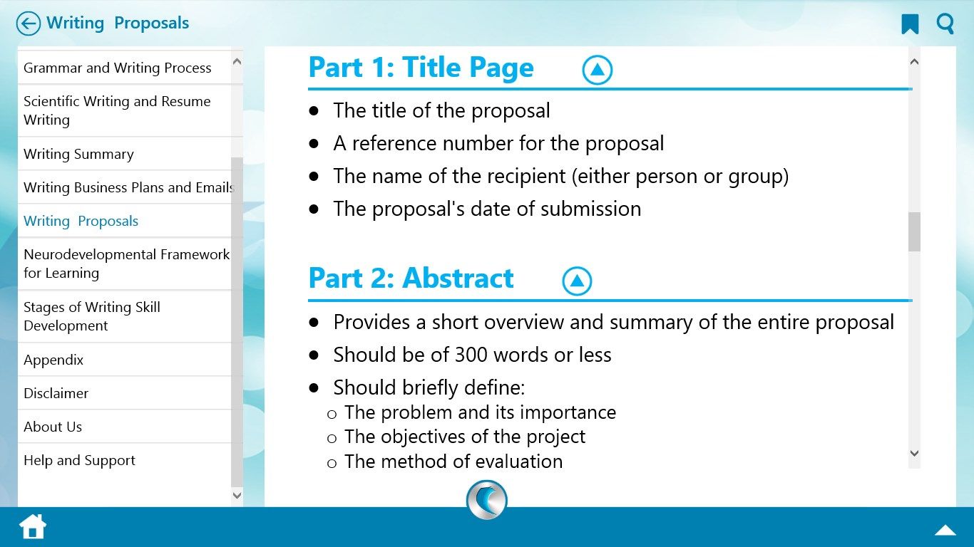 Learn about Writing Proposals  in English Writing..