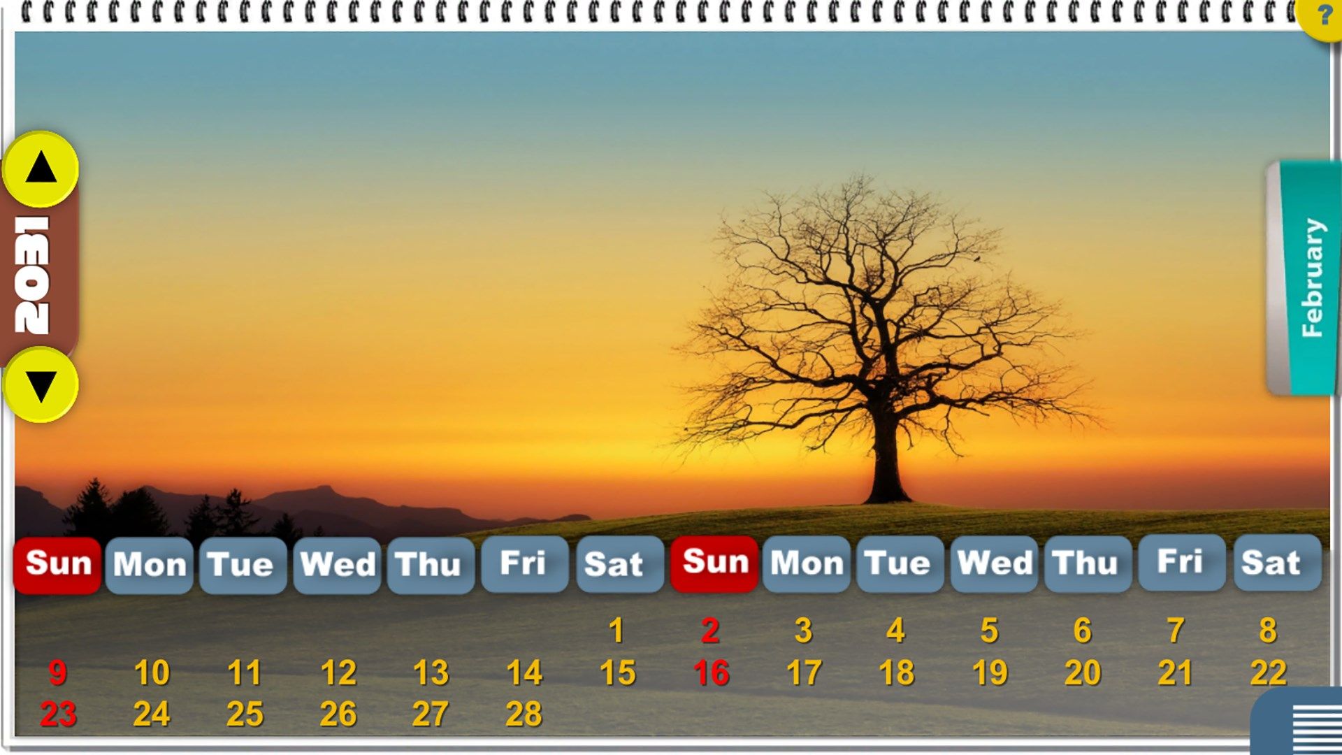 Amazing Nature Calendar