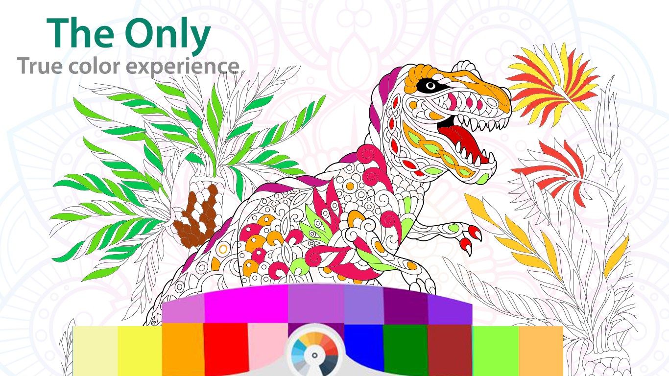 Dinosaurs Coloring Book For Adults and Kids